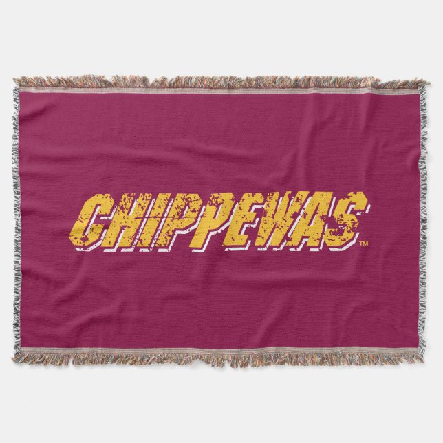Chippewas Throw Blanket (Front)