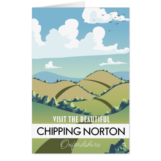 Chipping Norton Oxfordshire Card (Front)