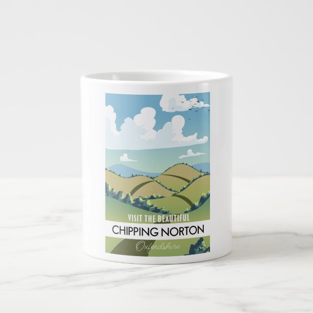 Chipping Norton Oxfordshire Giant Coffee Mug (Front)