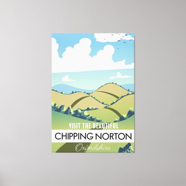 Chipping Norton Oxfordshire Wood Wall Art (Front)