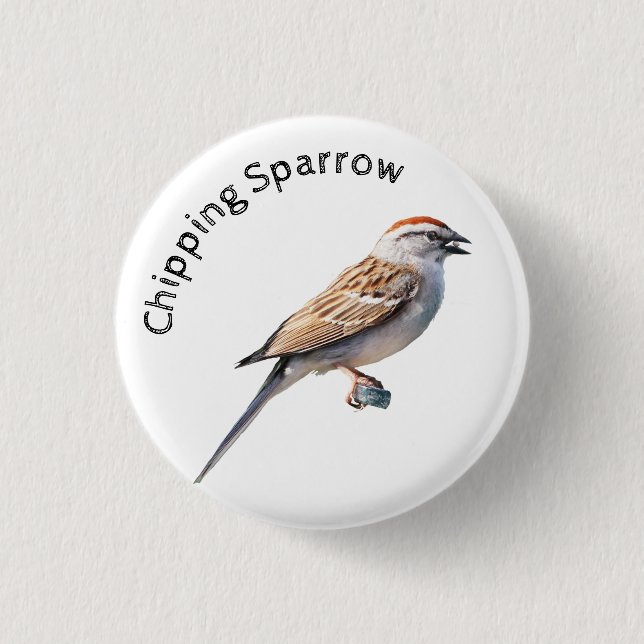 Chipping Sparrow Button (Front)