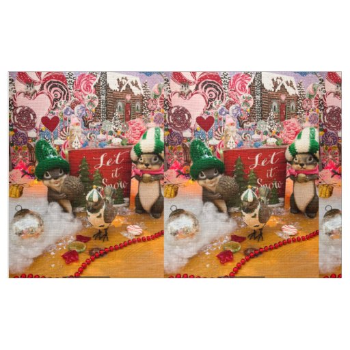 Chippy Christmas Fun! Fabric