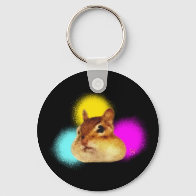 Chippy-verse! Chipmunk チッピー・バース！シマリスの宇宙  Keychain (Front)