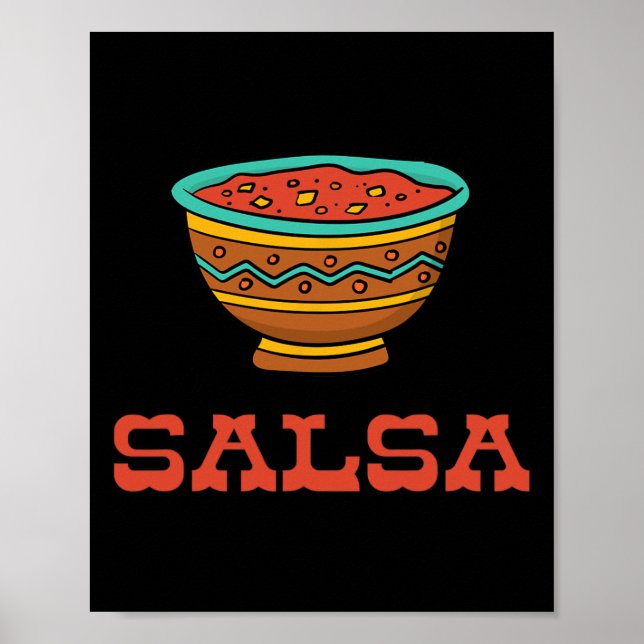 Chips And Salsa Matching Couple Halloween Cinco De Poster (Front)