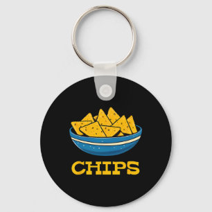 Chips And Salsa Matching Couple Halloween Costume  Keychain
