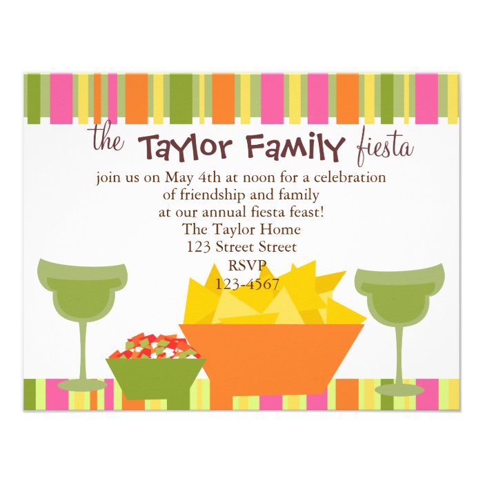 Chips and Salsa Personalized Announcement