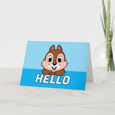 Chip&#39;s Cheerful Grin Card