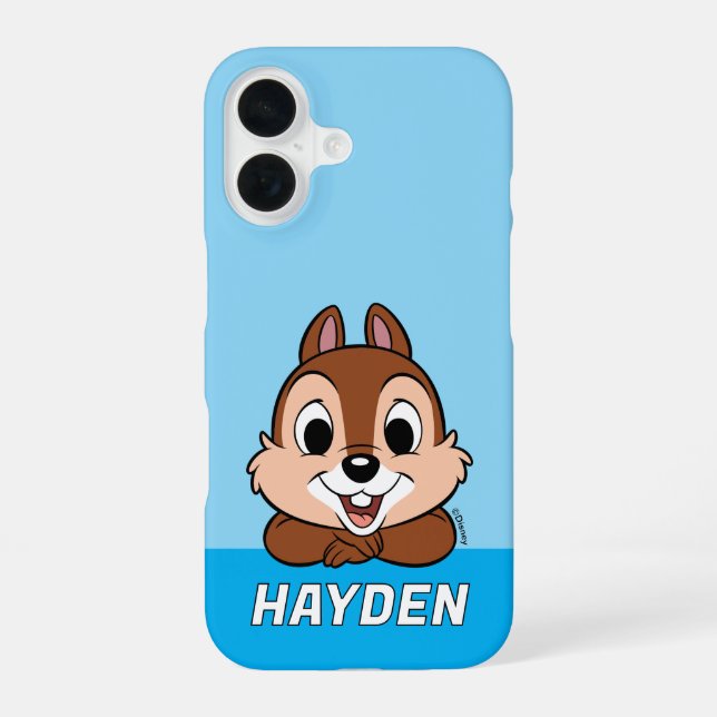 Chip's Cheerful Grin Iphone Case (Back)