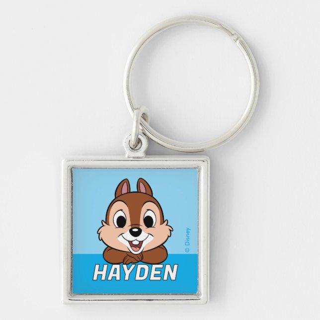 Chip's Cheerful Grin Keychain (Front)