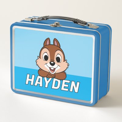 Chip's Cheerful Grin Metal Lunch Box
