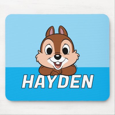 Chip's Cheerful Grin Mouse Pad