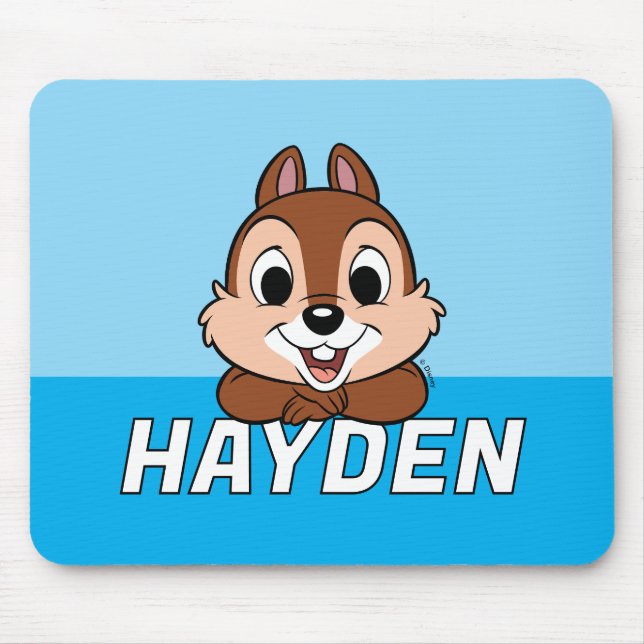Chip's Cheerful Grin Mouse Pad (Front)
