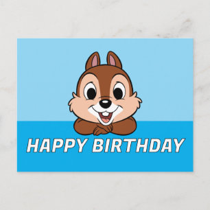 Chip's Cheerful Grin Postcard