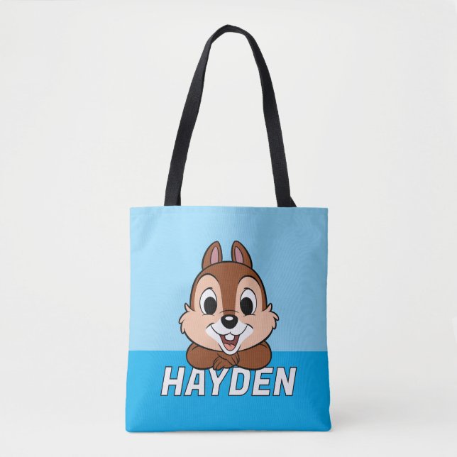 Chip's Cheerful Grin Tote Bag (Front)