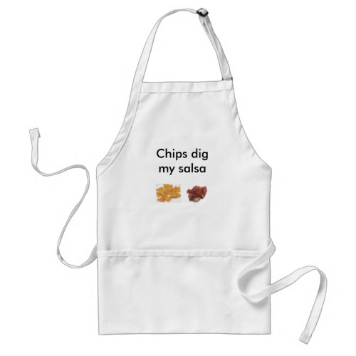 Chips Dig My Salsa Adult Apron