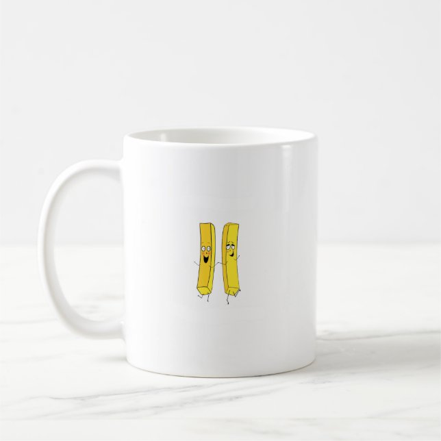 Chips, fries themed coffee mug (Left)