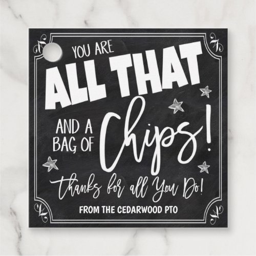 Chips Gift Tag