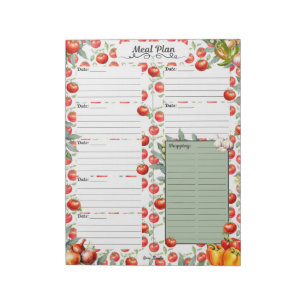 Chips 'N Salsa 7 Day Meal Planner Notepad