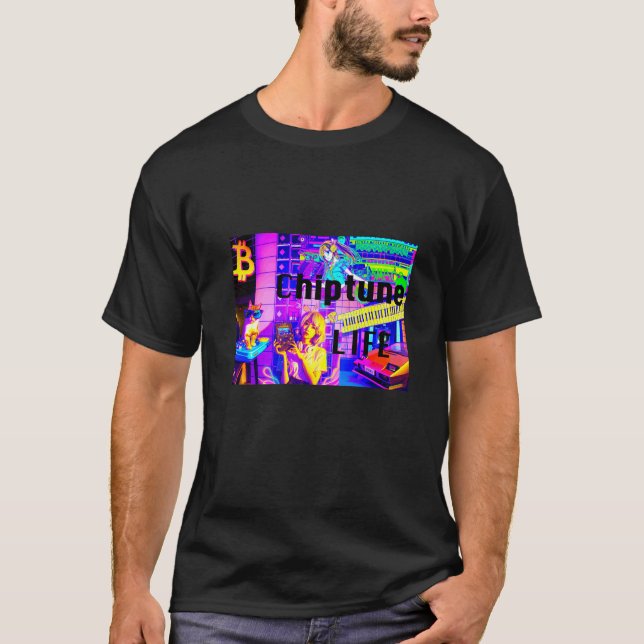 Chiptune Life   T-Shirt (Front)