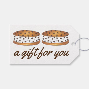 Chipwich A Gift For You Cookie Ice Cream Sandwich Gift Tags