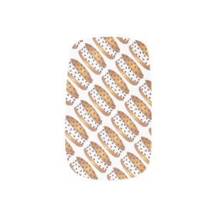 Chipwich Chocolate Chip Cookie Ice Cream Sandwich Minx Nail Wraps
