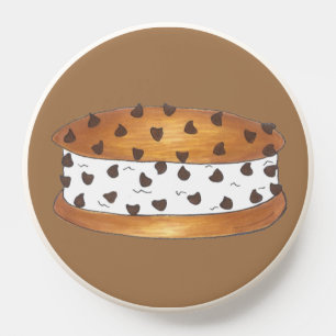 Chipwich Chocolate Chip Cookie Ice Cream Sandwich PopSocket