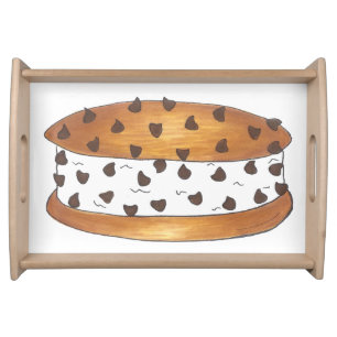 Chipwich Chocolate Chip Cookie Ice Cream Sandwich Serving Tray
