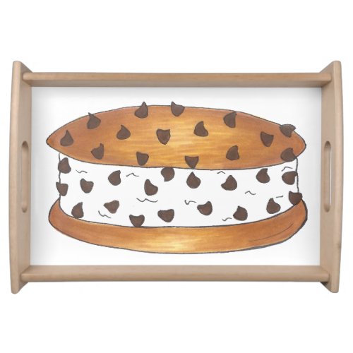 Chipwich Chocolate Chip Cookie Ice Cream Sandwich Serving Tray
