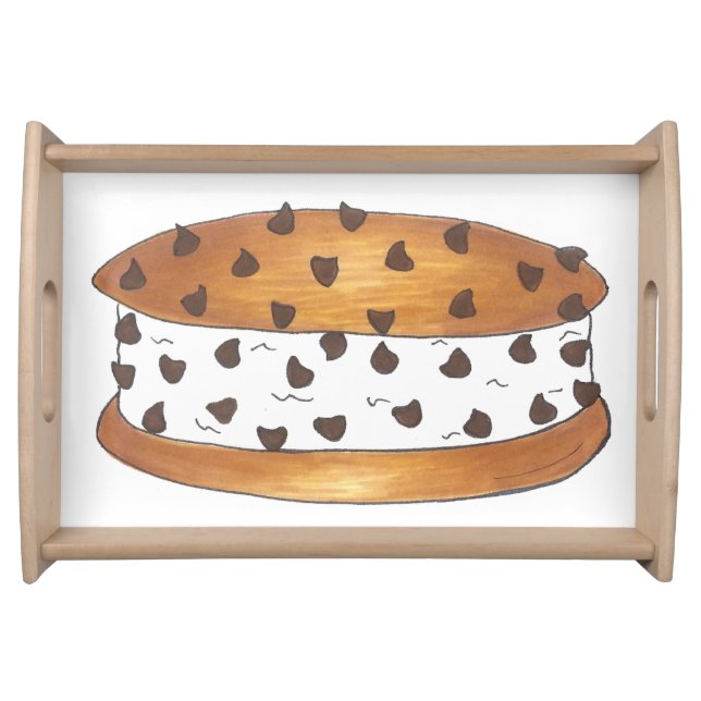 Chipwich Chocolate Chip Cookie Ice Cream Sandwich Serving Tray (Front)