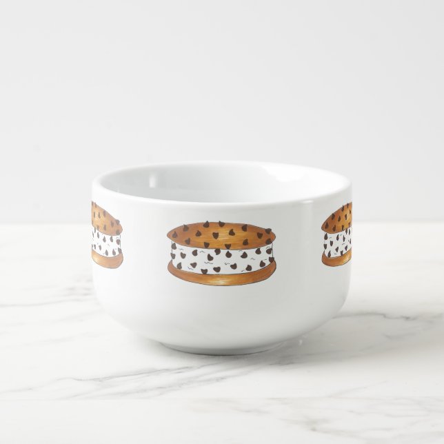 Chipwich Chocolate Chip Cookie Ice Cream Sandwich Soup Mug (Front)