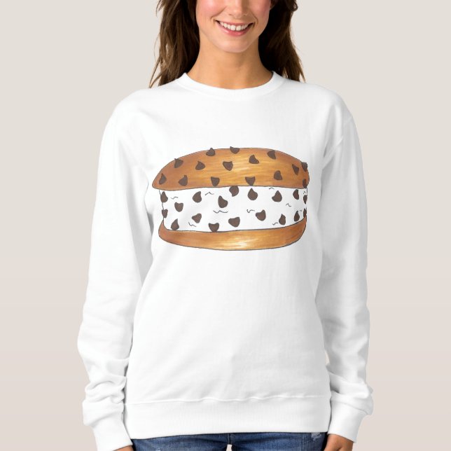 Chipwich Chocolate Chip Cookie Ice Cream Sandwich Sweatshirt (Front)