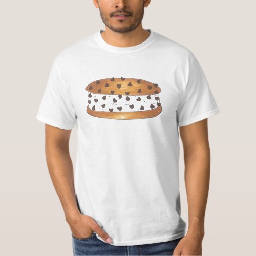 Chipwich Chocolate Chip Cookie Ice Cream Sandwich T_Shirt