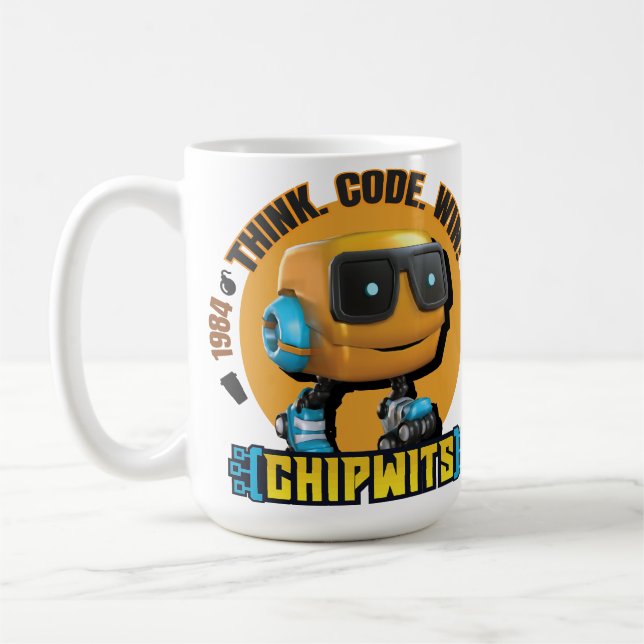 ChipWits Think. Code. Win! Mug (Left)