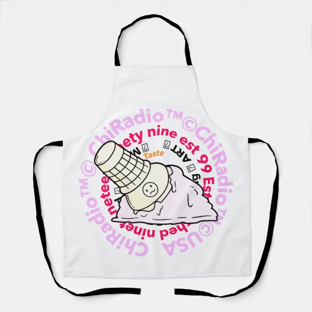 ChiRadio LLC ™ ( ice cream logo )  Apron (Front)
