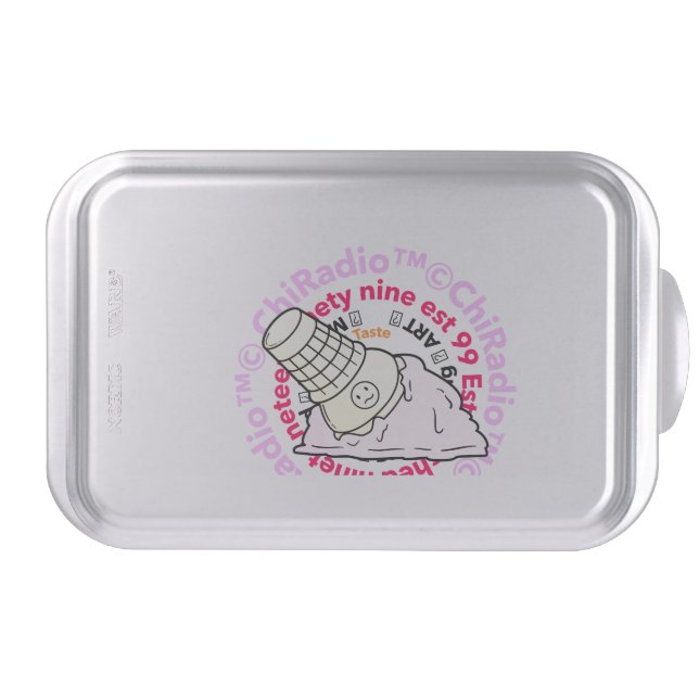 ChiRadio LLC ™ ( ice cream logo )  Cake Pan (Front)