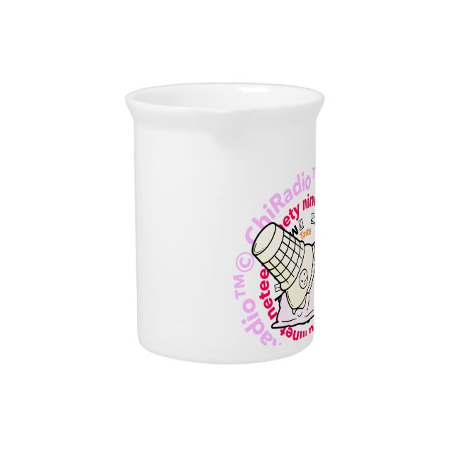 ChiRadio LLC Icecream wall art Beverage Pitcher (Front)
