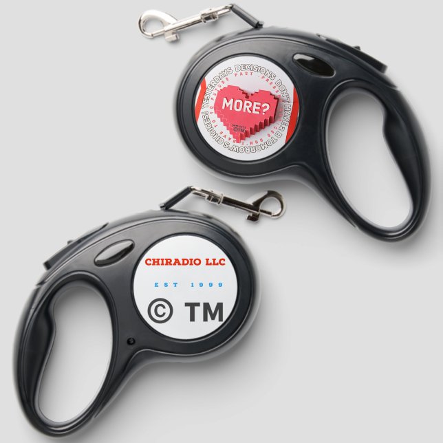 ChiRadio LLC  Retractable Dog leash (Front & Back)