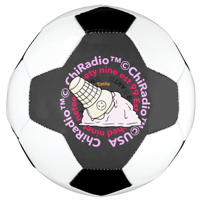 ChiradioLLC  ™ TrinketTray  Soccer Ball (Front)