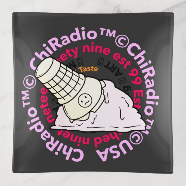 ChiradioLLC  ™ TrinketTray  Trinket Tray (Front)