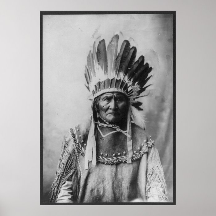 Chiricahua Apache Geronimo Goyathlay Goyahkla Poster