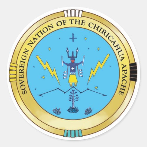 Chiricahua Apache National Foundation Classic Round Sticker