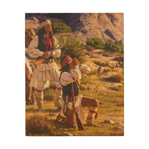 Chiricahua Apache Wood Wall Art