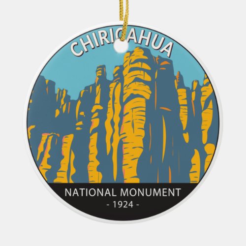 Chiricahua National Monument Hoodoos Arizona Ceramic Ornament