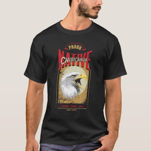 Chiricahua Native American Eagle Spirit Vintage Ho T_Shirt