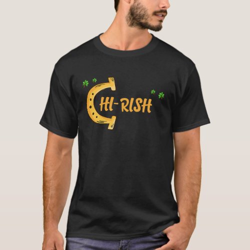 Chirish Chicago Irish St Patricks Day Shamrock T_Shirt