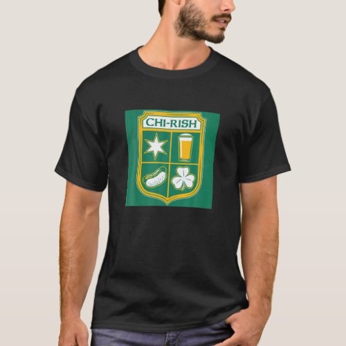 Chirish Shamrock Chicago Irish T_Shirt