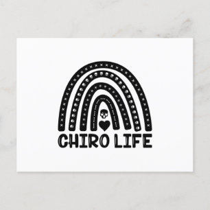 Chiro Life Chiropractic Spine Chiropractor Postcard