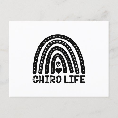Chiro Life Chiropractic Spine Chiropractor Postcard