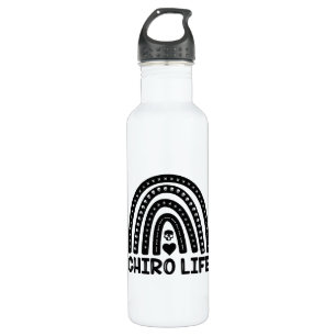 Chiro Life Chiropractic Spine Chiropractor Stainless Steel Water Bottle