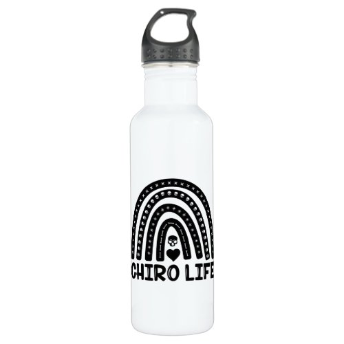 Chiro Life Chiropractic Spine Chiropractor Stainless Steel Water Bottle